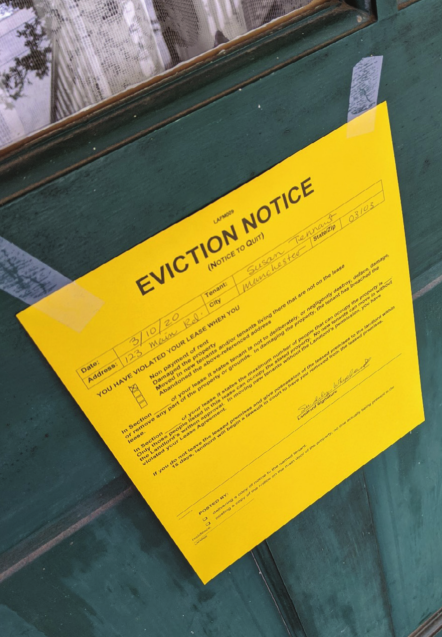 How would one create doors like the ones from Eviction Notice